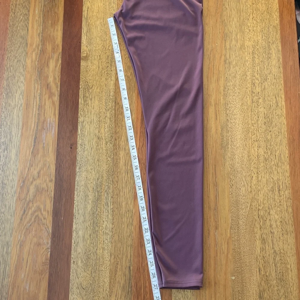 Purple High-Waisted Leggings